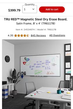 Big white board