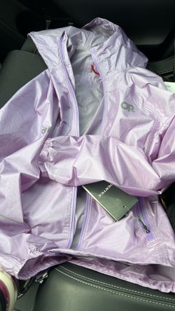 Outdoor Research Women’s Helium Rain Jacket – XS – New w/ Tags – Lavender - Packable