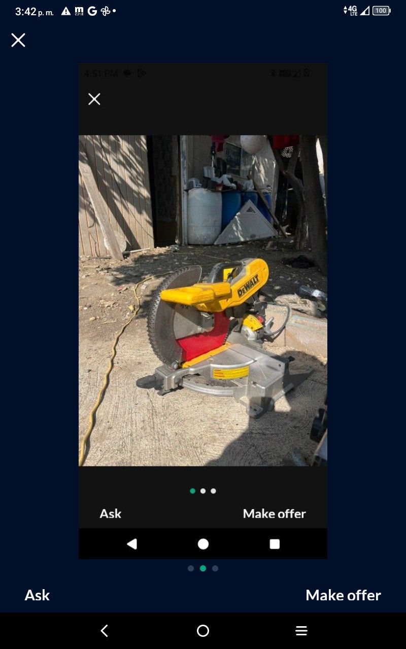 DeWalt 12" Miter Saw 