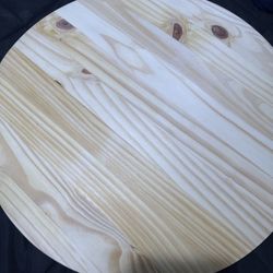 24x24 Round Wood Table Top