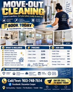 Move-out cleaning