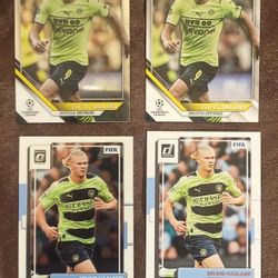 2021-2022 TOPPS CHROME UCL #200 ERLING HAALAND SILVER AND REGULAR REFRACTOR/125