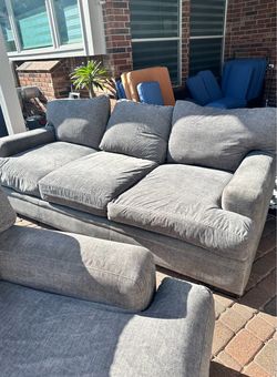 Grey couches