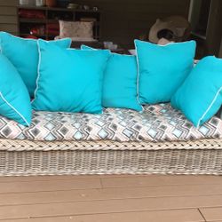 Rattan Couch