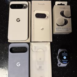 Google Pixel 10 Pro XL + Pixel Buds Pro 2 + Pixel Watch 4 45mm Like New Conditions 