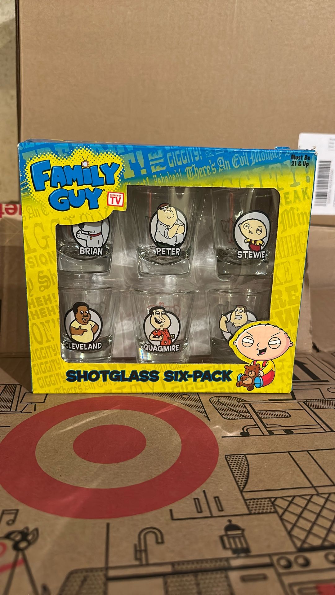 Family Guy Shot glass 6 Pack