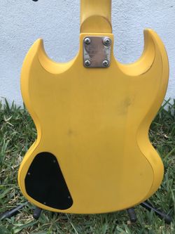 Epiphone Custom Shop SG Junior TV Yellow 2012 for Sale in San