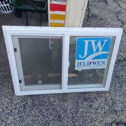 Jeld Wen side sliding combo window 36x24 new 30 $45 firm