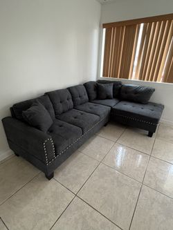 Brand New Dark Grey Sofa Sectional