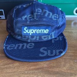 DS SUPREME 5 PANEL NYLON HAT ALL OVER PRINT