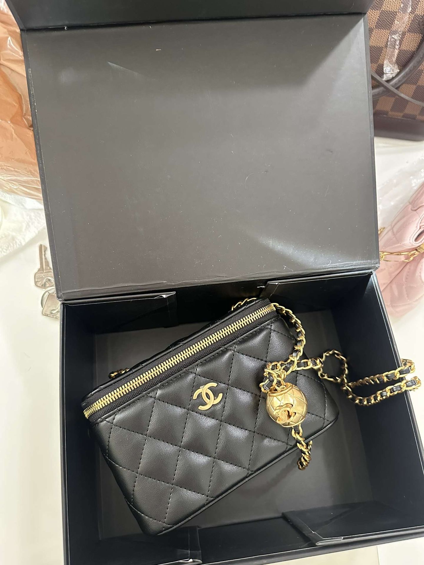 Black Chanel Box Purse