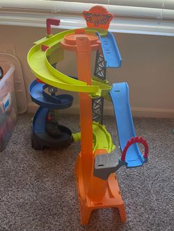 Hot Wheels Double Ramp Race Tracks