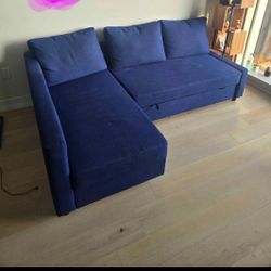 *FREE DELIVERY* IKEA Navy Blue Friheten Sleeper Sectional 