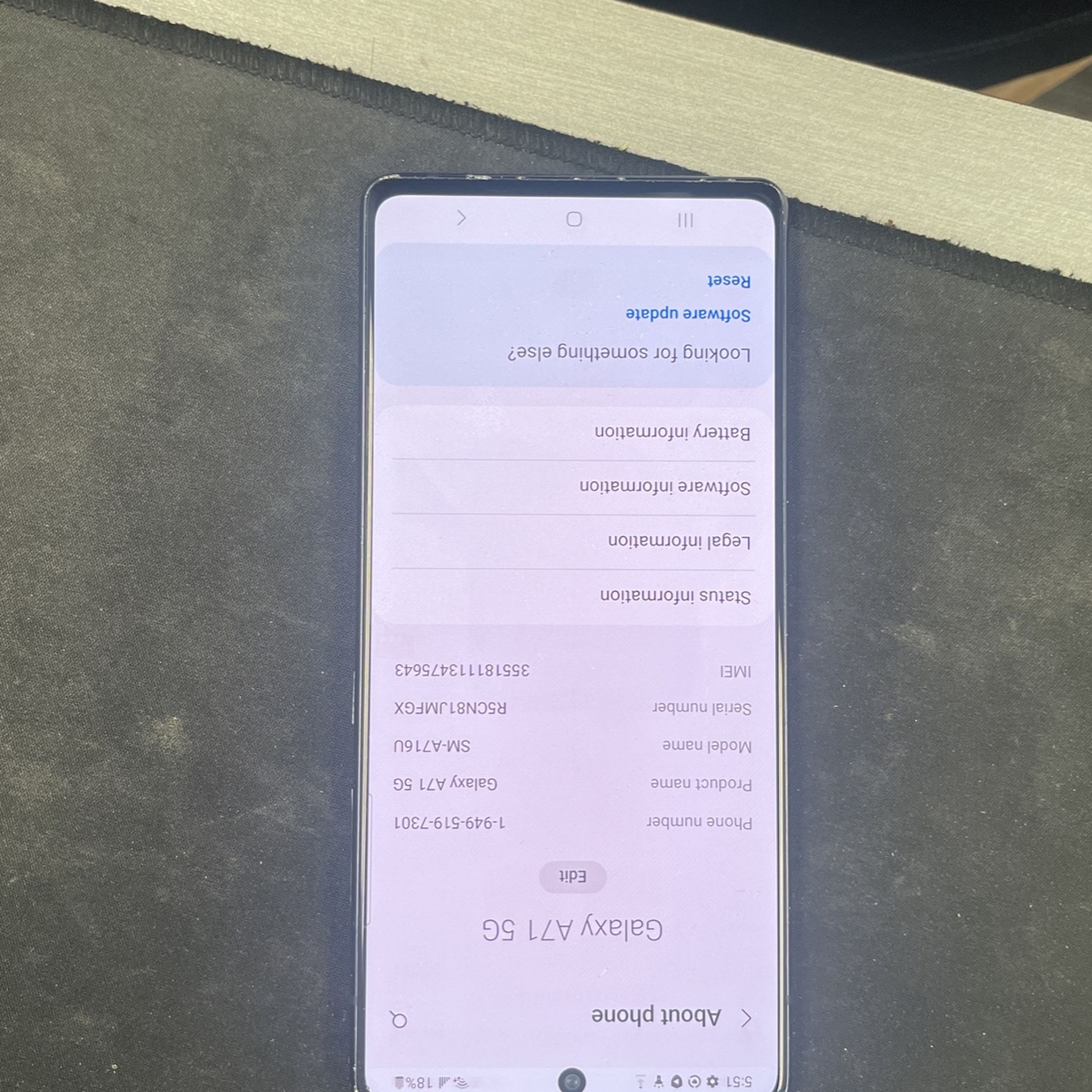 Samsung A71 5G T-Mobile Only Working