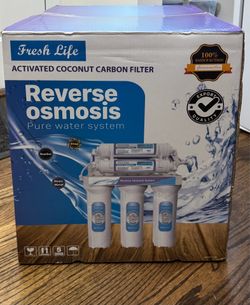 NEW - Fresh Life 5-Stage Reverse Osmosis Pure Water Filter System