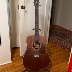 Cort Acoustic guitar W/ Stand