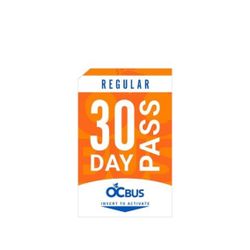 30 Day Buss Pass