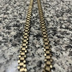 10k Gold Rolex Chain 