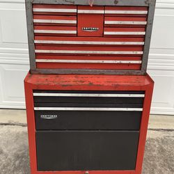 CRAFTSMAN VINTAGE WHEELED TOOL CHEST ( Two tier)  $199.99