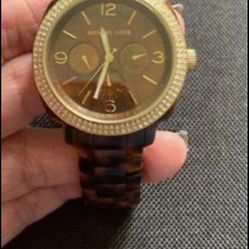 Newer Michael Kors tortoiseshell watch