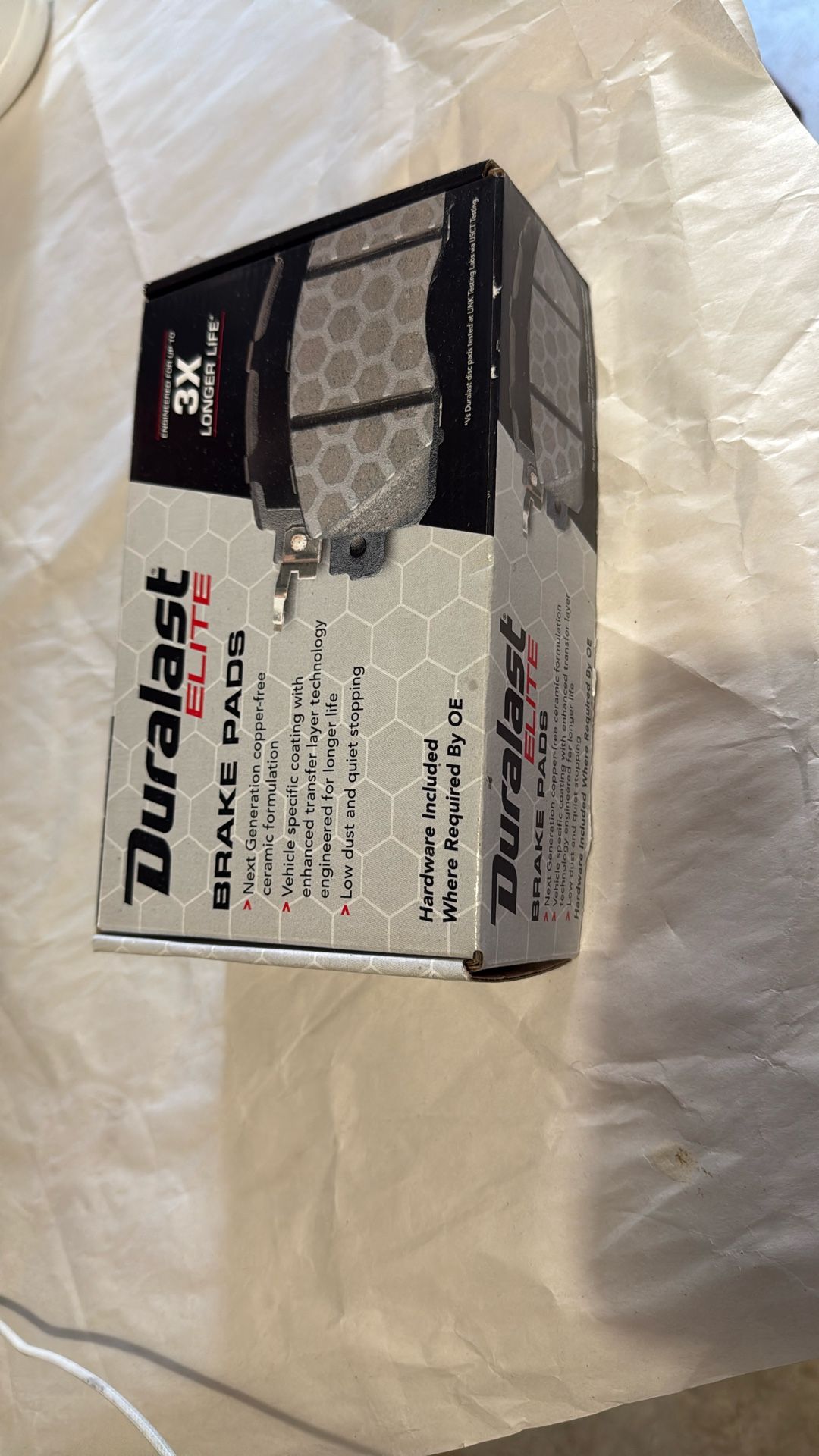 Duralast Elite Brake Pads DE 1665 SKU 00645368 4 pieces This is actually for the Ford Escape SUV Asking price is $50.00 Pick up in Powder Springs Ga