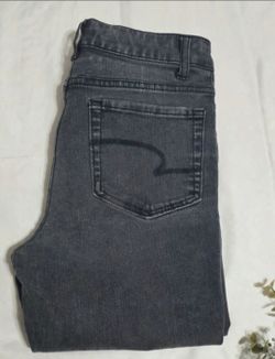 Gray Washed Denim Jeans