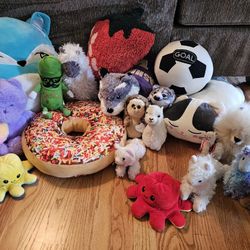 Assortment of stuffies