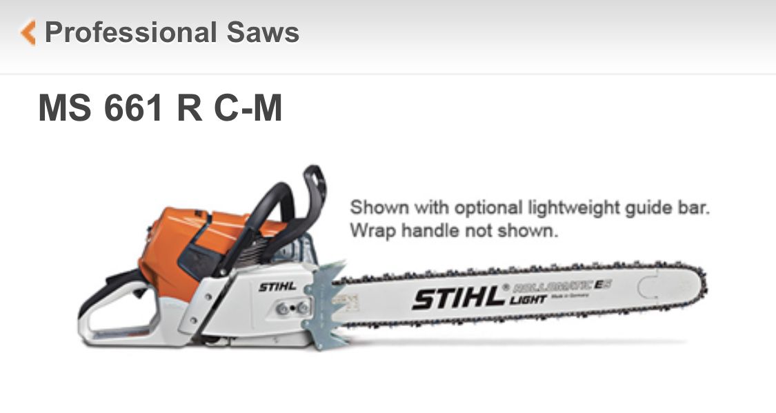 Like new 661 Stihl chainsaw
