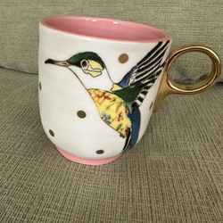 Hummingbird Anthropologie Mug