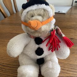 VTG 1999 8th Edition Starbucks Bearista Snowman Bear Plush 11”