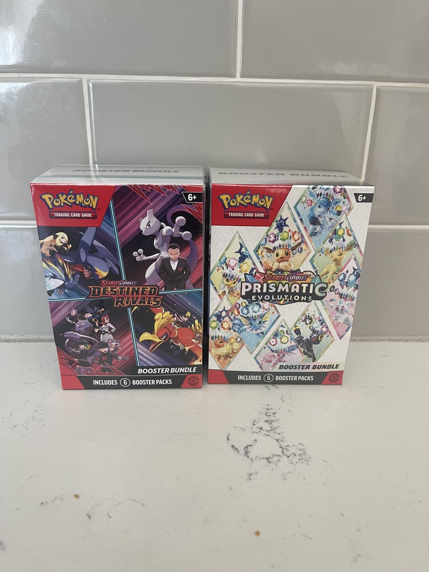 Pokemon Prismatic Evolutions Booster Bundle + Destined Rivals Booster Bundle