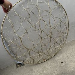 gold metal wall decor