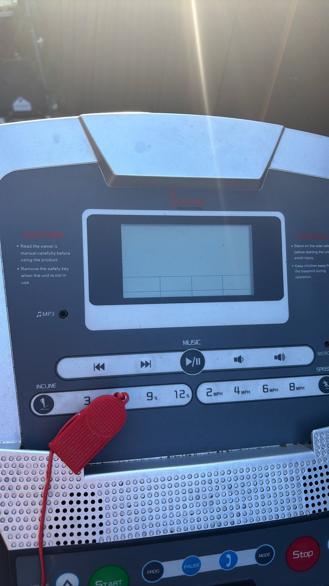 Sunny treadmill