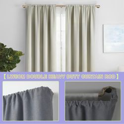 Gold curtain rod