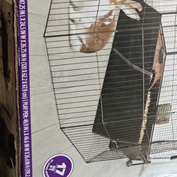 Rabbit home with yard pen