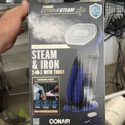 Steam and iron two in one. Never used.