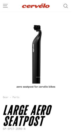 Aero Seatpost For Cervelo Bike