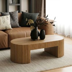 Coffee Table Albrite Natural Oak finish, I Self closing drawer, New Especial price
