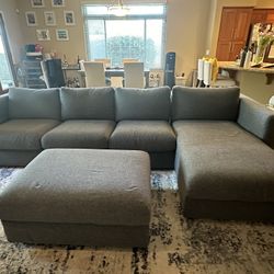 IKEA Finnala Couch & Ottoman 