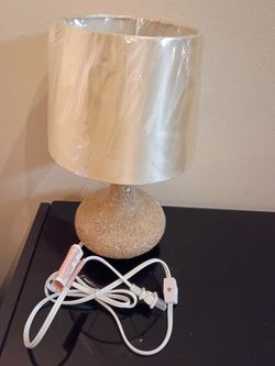 Table Lamp w/ Shade, 14"HX7"D, Brand New Decorative Table Lamp (No Bulb)