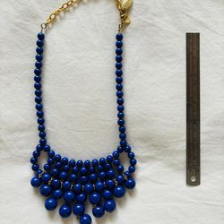 Blue Bead Necklace 