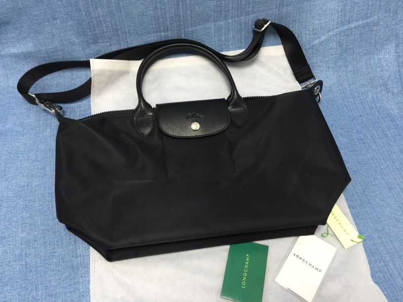 Longchamp Le Pliage Neo Tote Bag size Large Black
