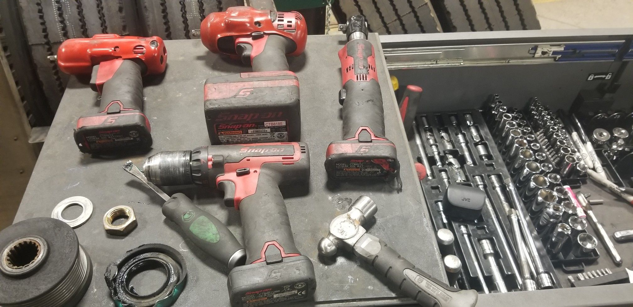 Snap on 14.4 and 18volt tools