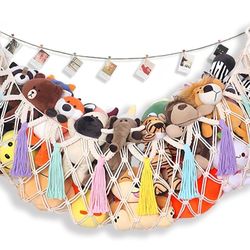 Stuffed Animal Net Or Hammock -Wall Hanging Plush Doll Hammock & Decor for Christmas | Organize & Display Stuffed Animals Toy Hammock Net - Space Save