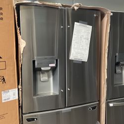 New Open Box Lg Full Size Stainless Steel Refrigerator 