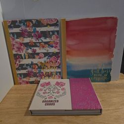 Composition, notebooks and weekly organizer