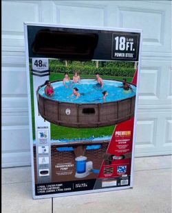 Coleman Power Steel 18 ft Above Ground Pool Set
