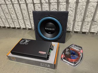 Hifonic 12 Subwoofer With Amp