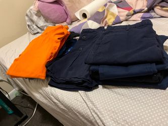 My oldest and youngest daughter school uniforms