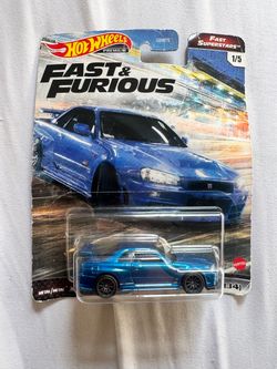 Fast and furious hot wheels Nissan gtr R34